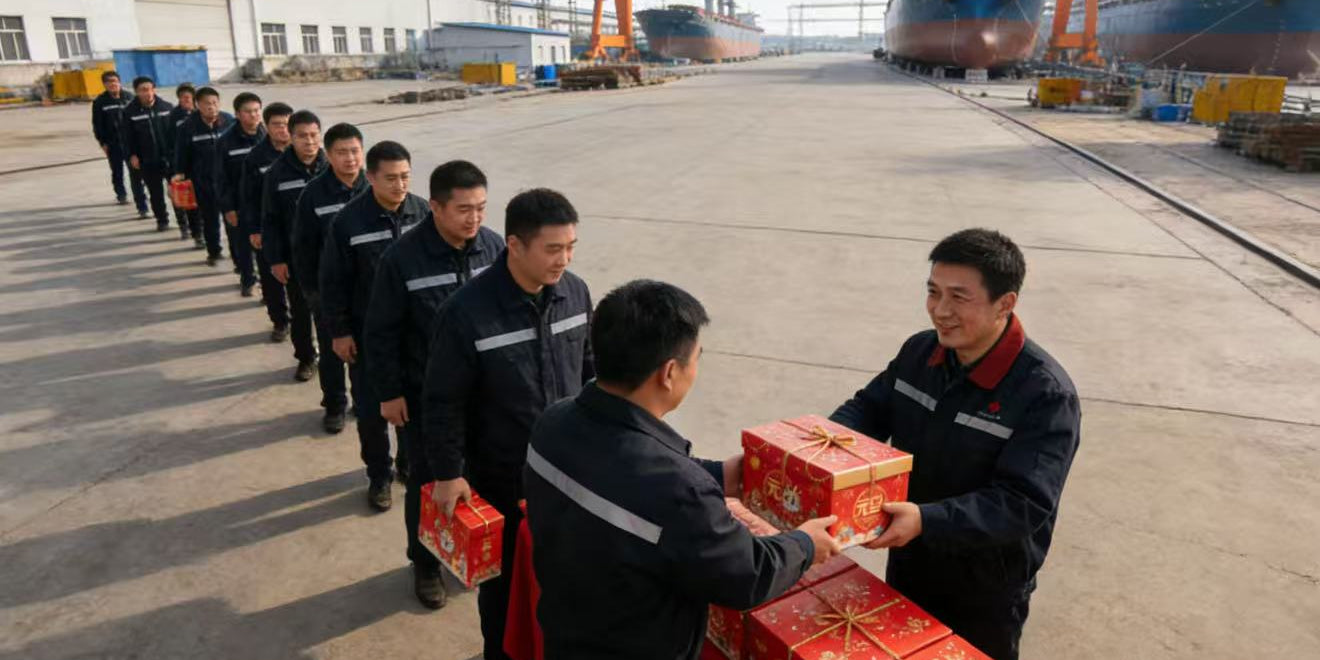 Haizhongzhou Shipping industry,CO,LTD Distributes New Year's Day Holiday Benefits to All Employees