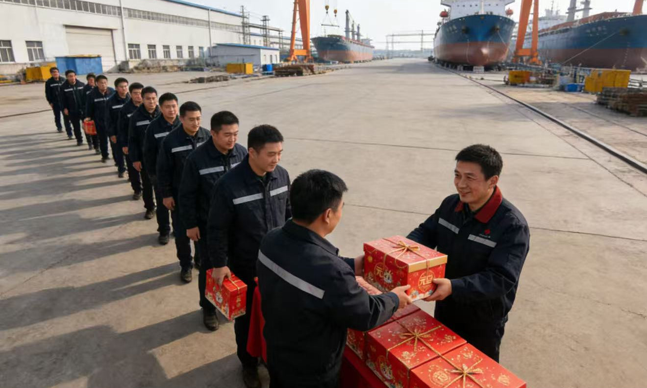 Haizhongzhou Shipping industry,CO,LTD Distributes New Year's Day Holiday Benefits to All Employees