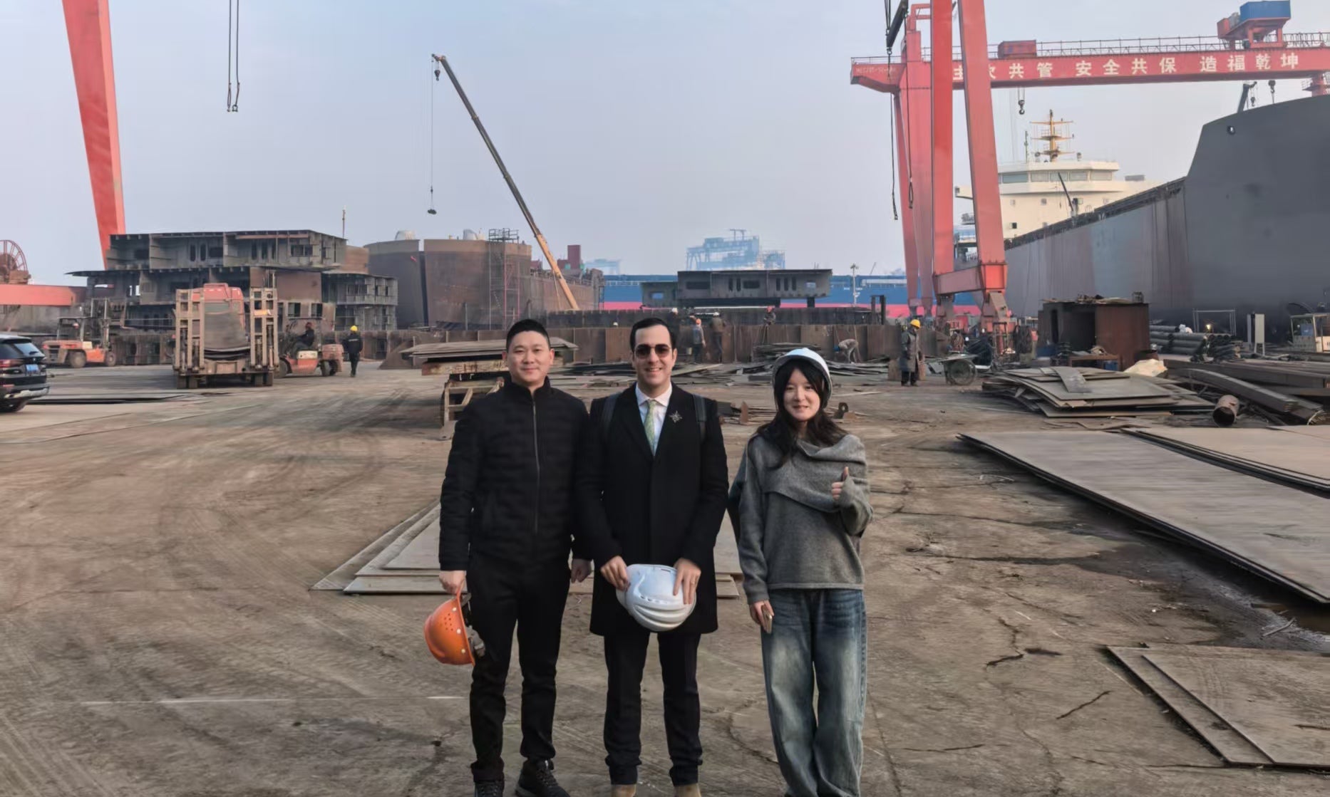 海纳百川，共筑航程——江苏海中洲船业有限公司热情接待墨西哥重要客户莅临考察