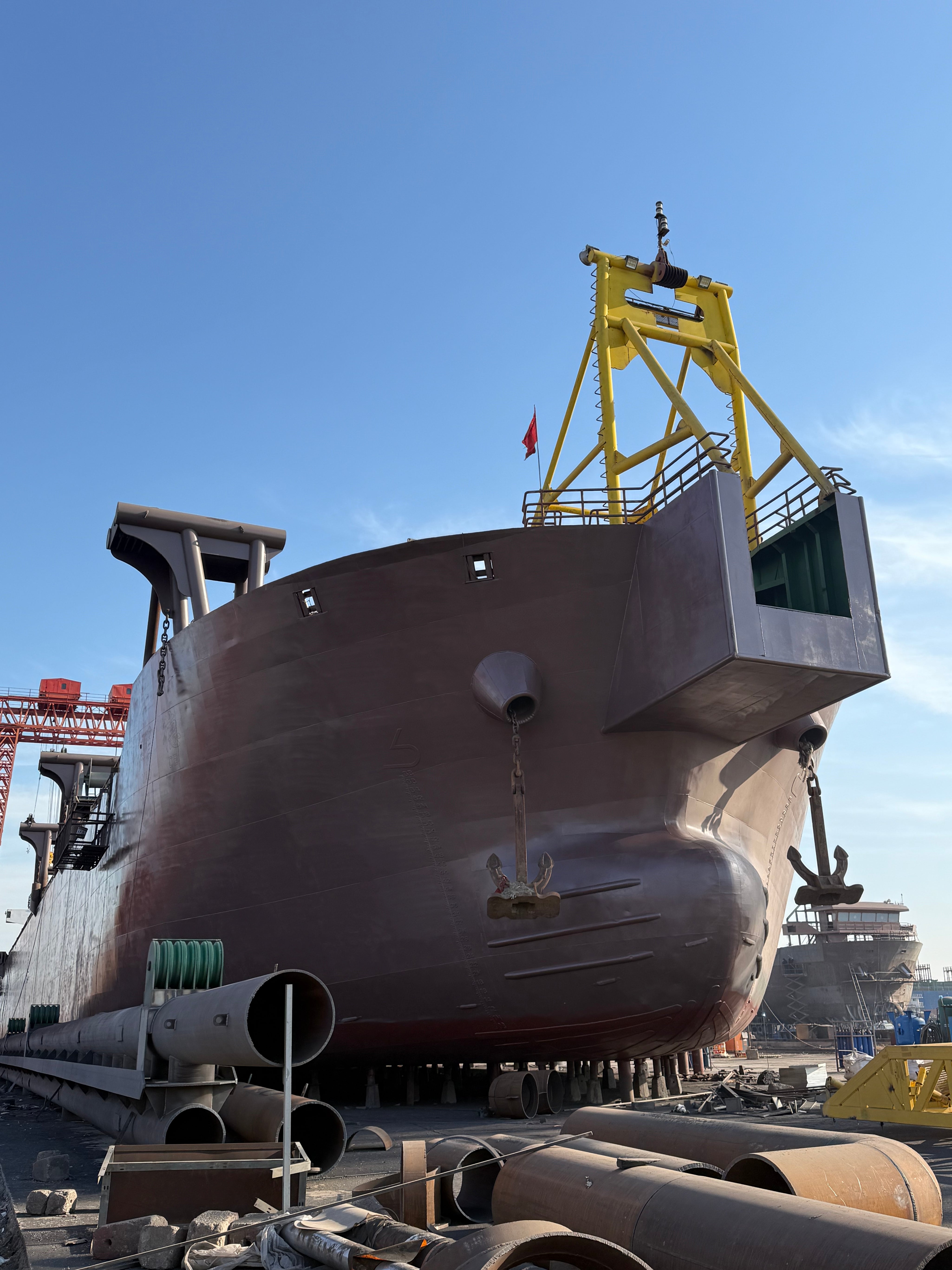 NAVIRE DE SABLE À AUTO-ASPIRATION ET AUTO-DÉCHARGEMENT