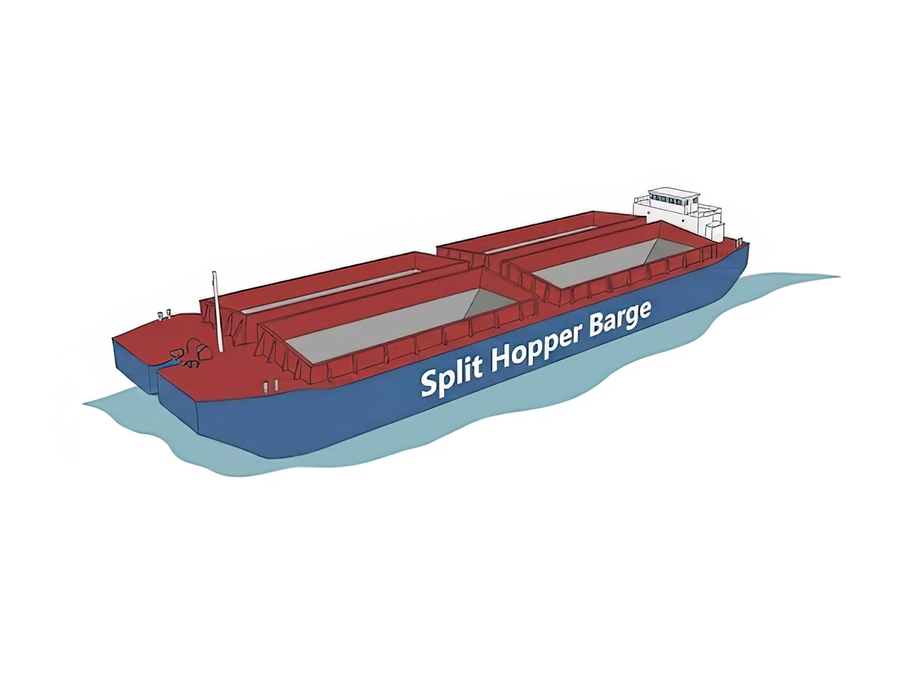 Split Hopper Barges vessel