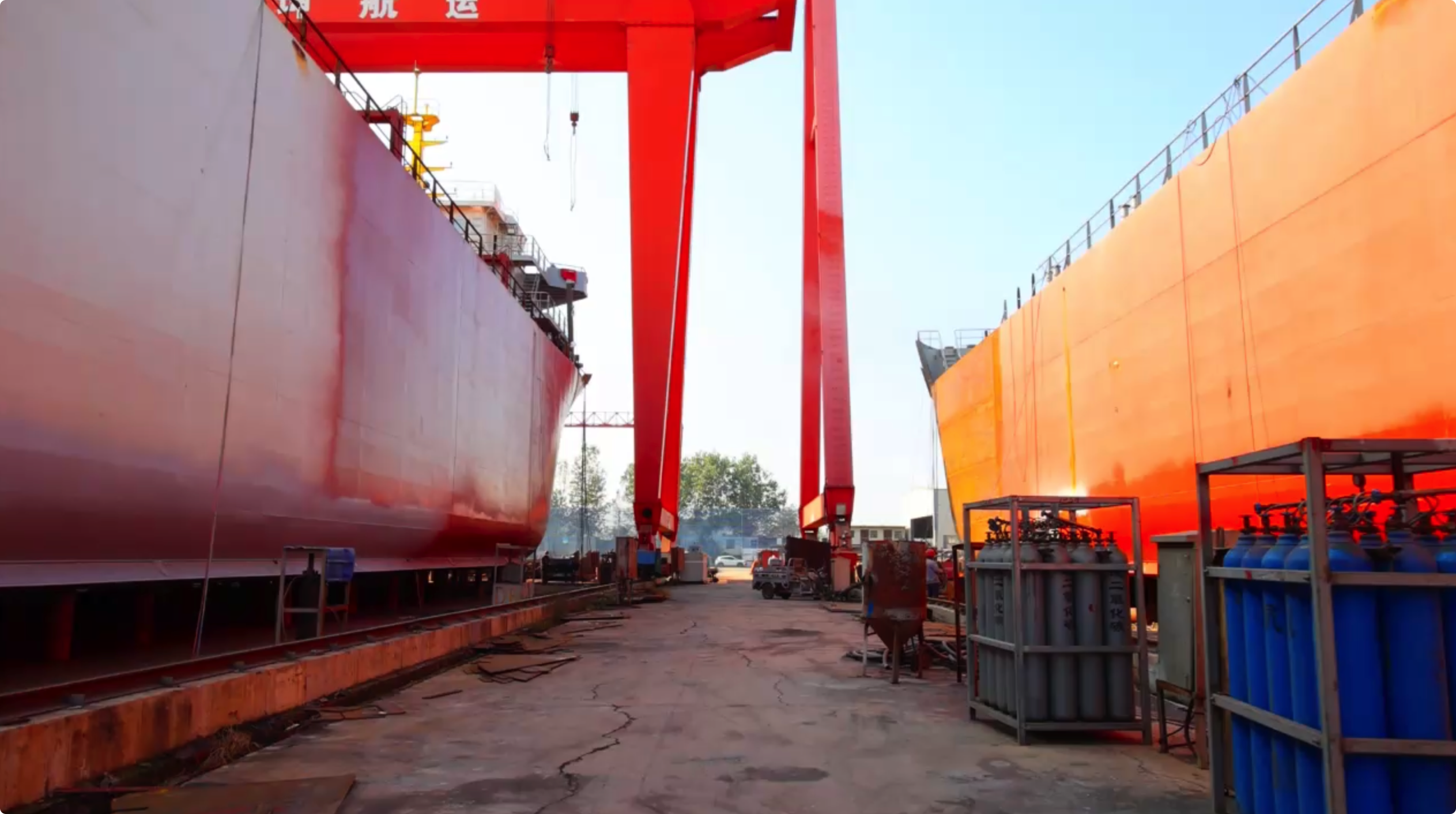 Commercial vessel project at Haizhongzhou shipyard